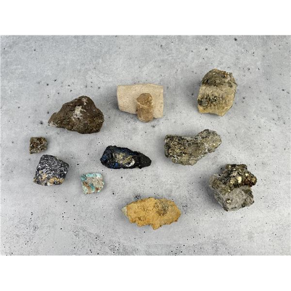 Collection of Montana Mineral Specimens