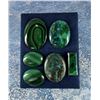 Image 1 : Malachite Chrysocolla Cabochons