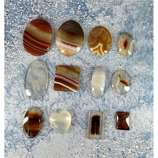 Banded Agate Cabochons