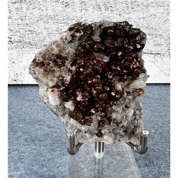 Iridescent Pyrite Quartz Steward Mine Specimen