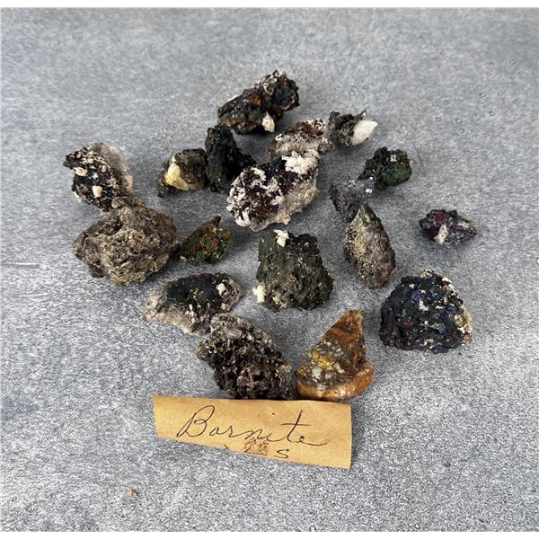 Enargite Pyrite Bornite Butte Montana Specimens