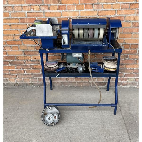 Frantom Lapidary Cabbing Machine Station