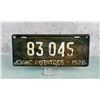 Image 1 : 1928 Idaho Potatoes Potato License Plate