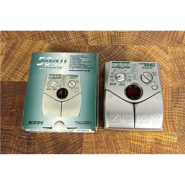 Zoom 504II Acoustic Guitar Pedal