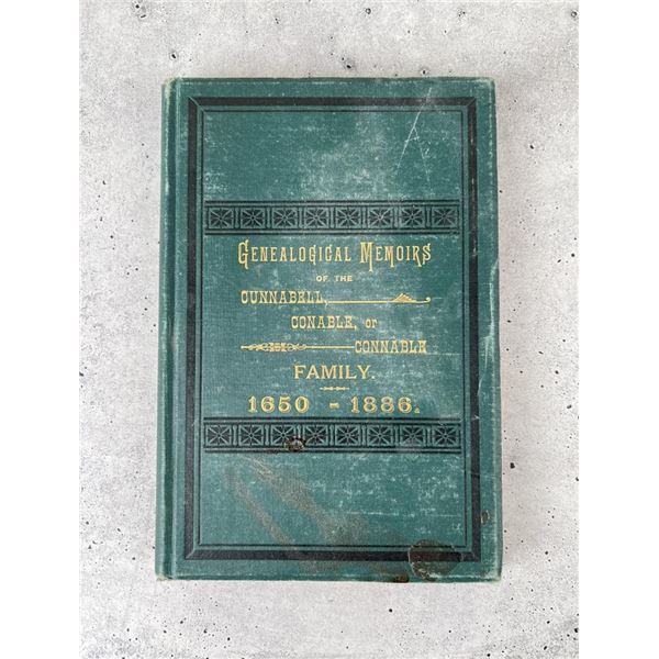 Genealogical Memoirs of the Cunnabell