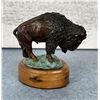 Image 2 : Miniature Signed Buffalo Bronze