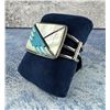 Image 2 : Zuni Indian Sterling Mother Of Pearl Bracelet