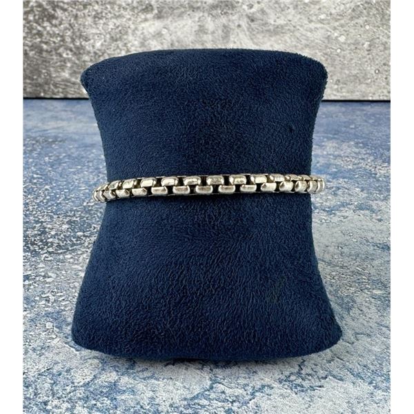 Sterling Silver Box Chain Bracelet