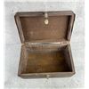 Image 7 : Antique Wood Tool Box & Contents