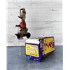 Image 1 : Tin Litho Duck Riding Tricycle Toy