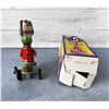 Image 2 : Tin Litho Duck Riding Tricycle Toy
