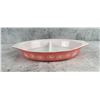 Image 1 : Pyrex Pink Daisy 1 1/2qt Divided Casserole