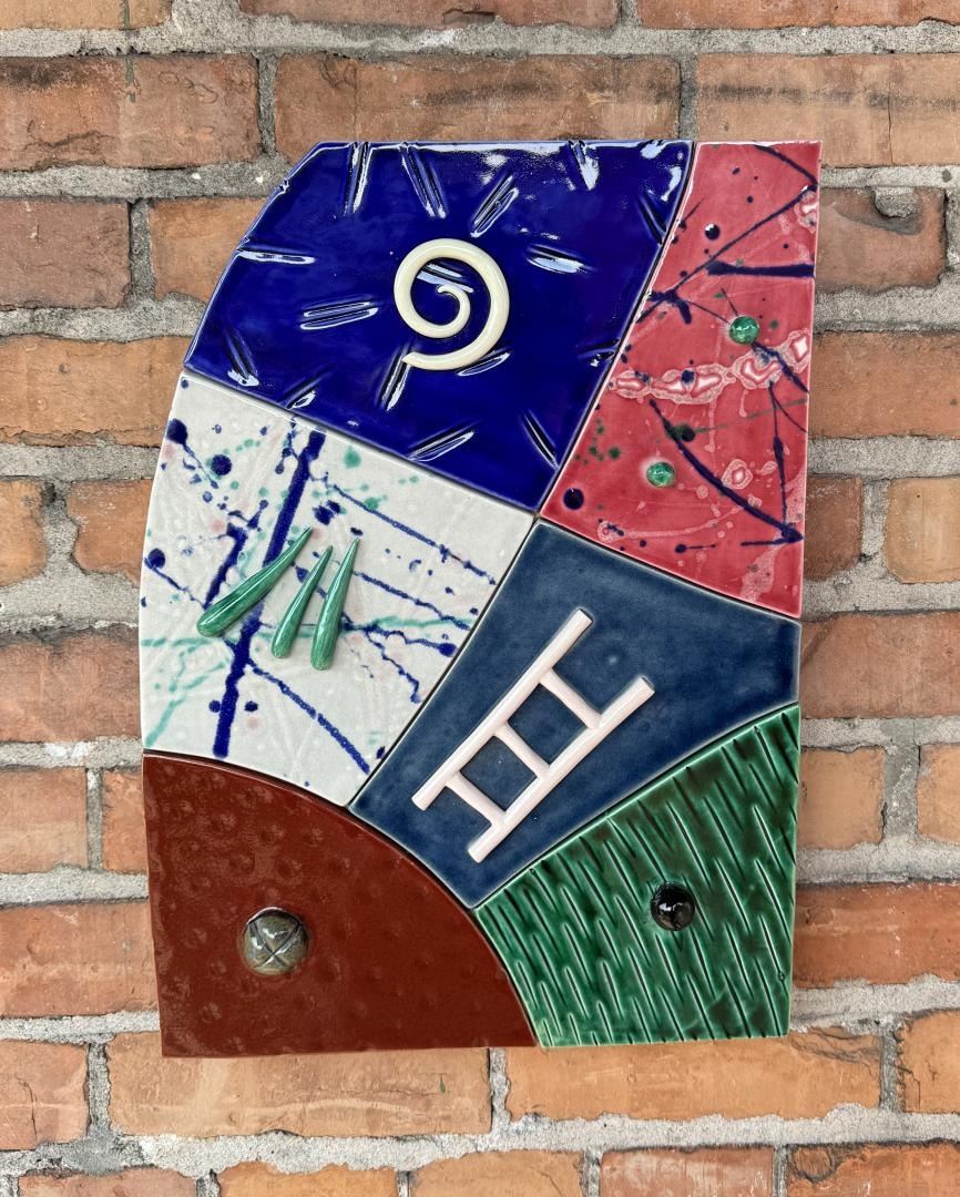 Tom Rippon Montana Studio Pottery Wall Sculpture