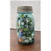 Image 1 : Collection of Vintage Marbles in Jar