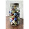 Image 1 : Collection of Vintage Marbles in Jar