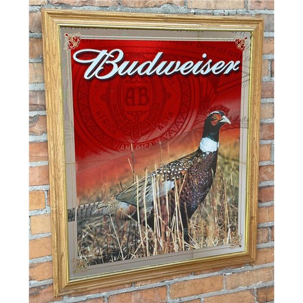 Budweiser Beer Pheasant Mirror