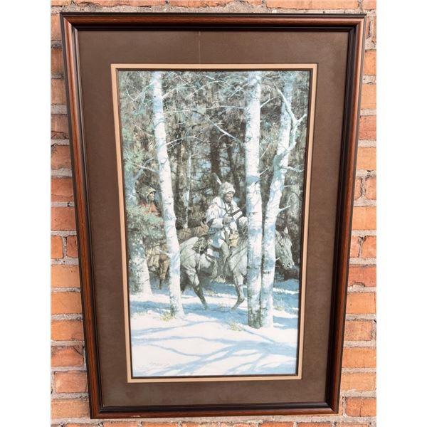 Howard Terpning Blackfeet Among the Aspen Print