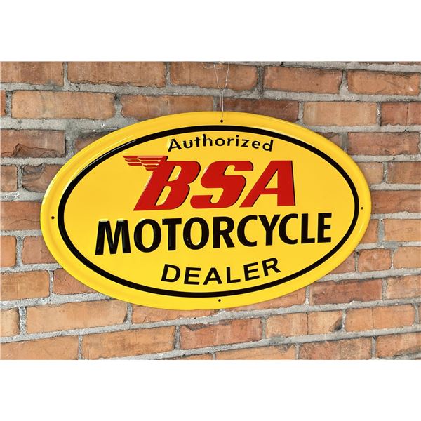 BSA Motorcycle Dealer Sign