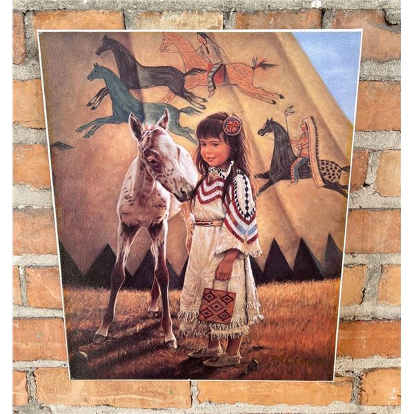 Appaloosa Heart Karen Noles Giclee Print