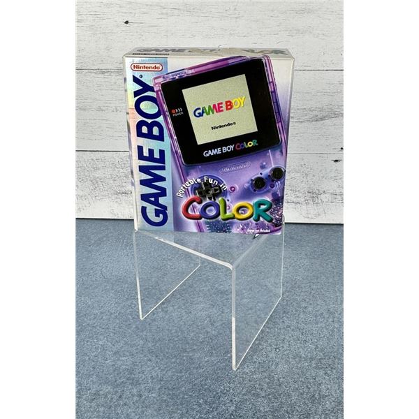Nintendo Game Boy Color Box Only Atomic Purple