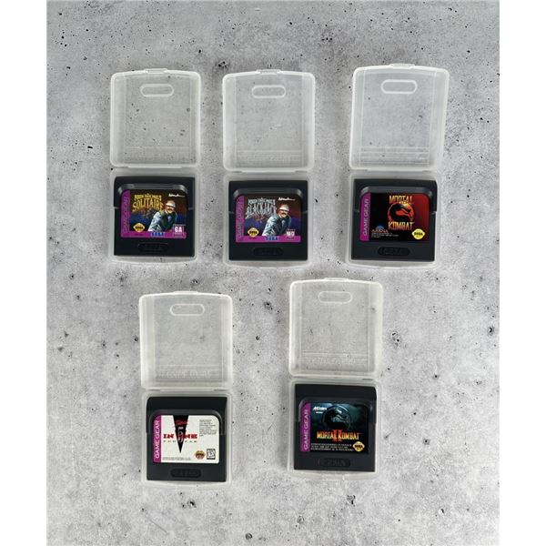 Sega Game Gear Video Game Lot