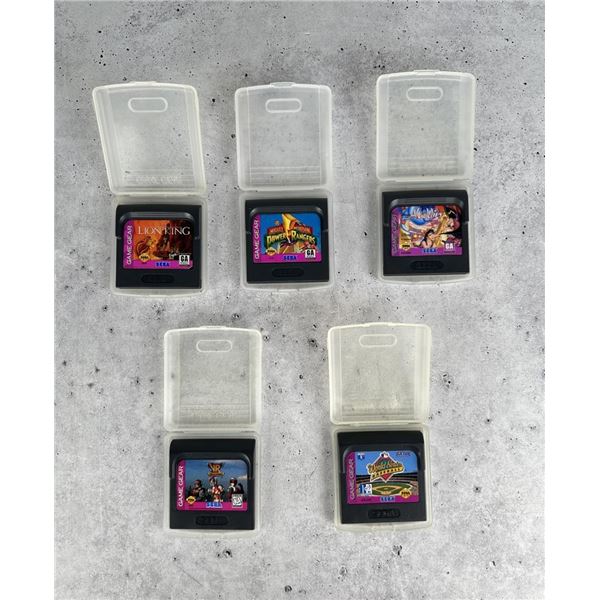 Sega Game Gear Video Game Lot