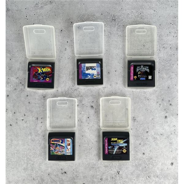 Sega Game Gear Video Game Lot