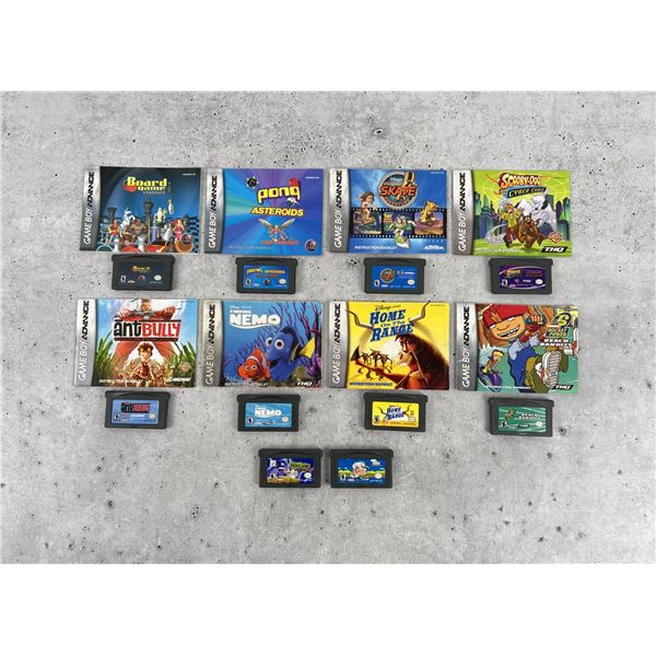 Nintendo Game Boy Advance Video Game Lot
