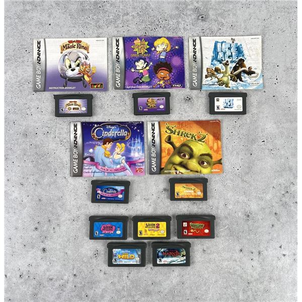 Nintendo Game Boy Advance Video Game Lot
