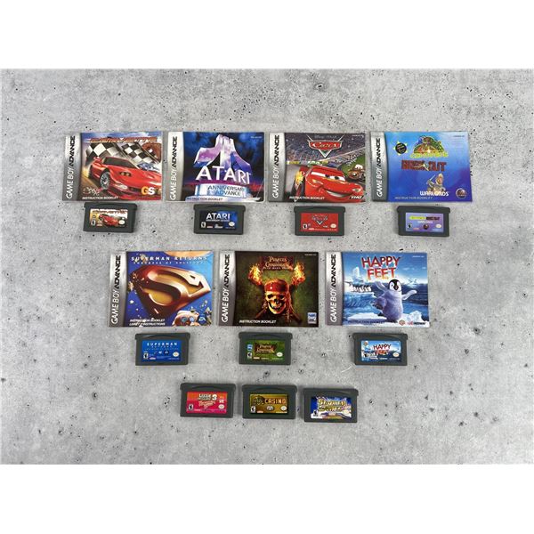 Nintendo Game Boy Advance Video Game Lot