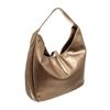 Image 3 : Salvatore Ferragamo Light Bronze Leather Perforated Hobo Bag