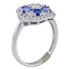 Image 2 : 0.68 ctw Tanzanite and 0.59 ctw White Sapphire Ring
