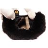 Image 5 : Hermes Brown Lambskin Leather Soya Gloves