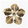 Image 3 : Antique Art Nouveau 10k Gold Diamond Seed Pearl Enamel Flower Petal Brooch Pin