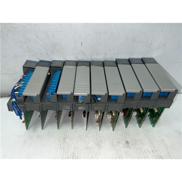 Lot of (10) Allen Bradley #1746-IB16/C Input Modules