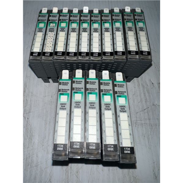Lot of (15) Allen Bradley #1734-OV8E Output Modules