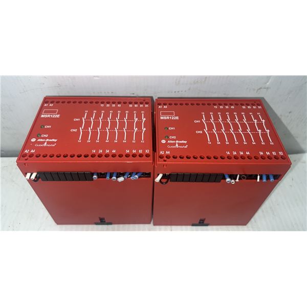 (2) Allen-Bradley #MSR122E / #440R-E21358 Safety Relays