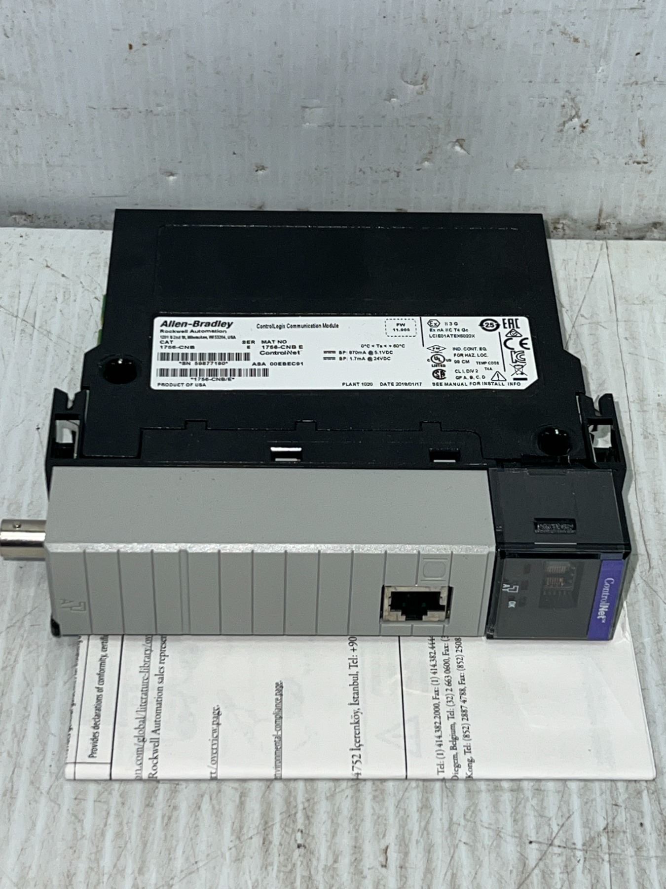 Allen-Bradley #1756-CNB ControlLogix Communication Module