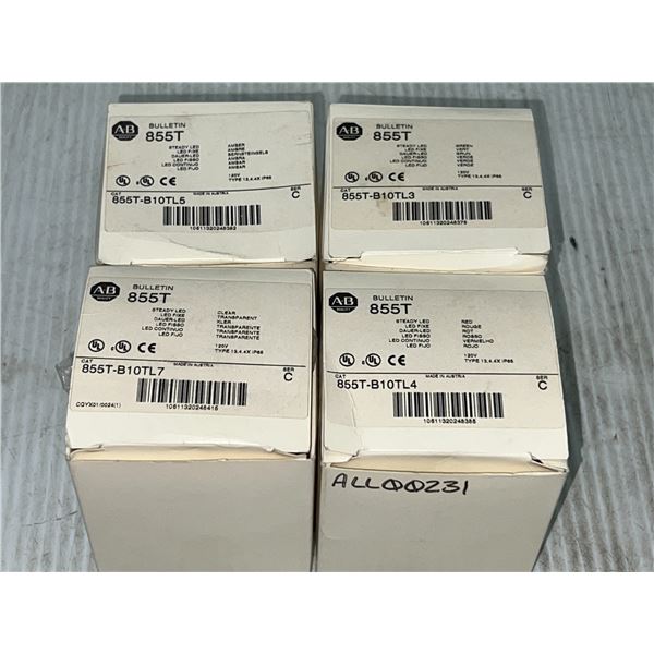 Lot of (4) Allen-Bradley LED Lights