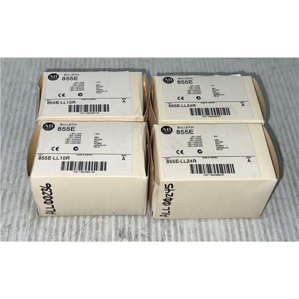 Lot of (4) Allen-Bradley LED Lamps
