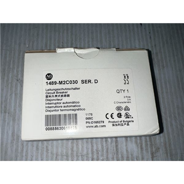 Allen-Bradley #1489-M2C030 Series D Circuit Breaker