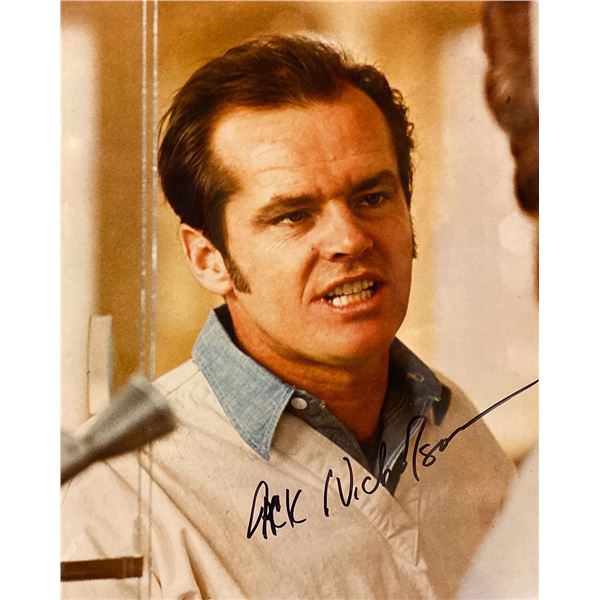 One Flew Over The Cuckoo's Nest Jack Nicholson signed movie photo. GFA Authenticated