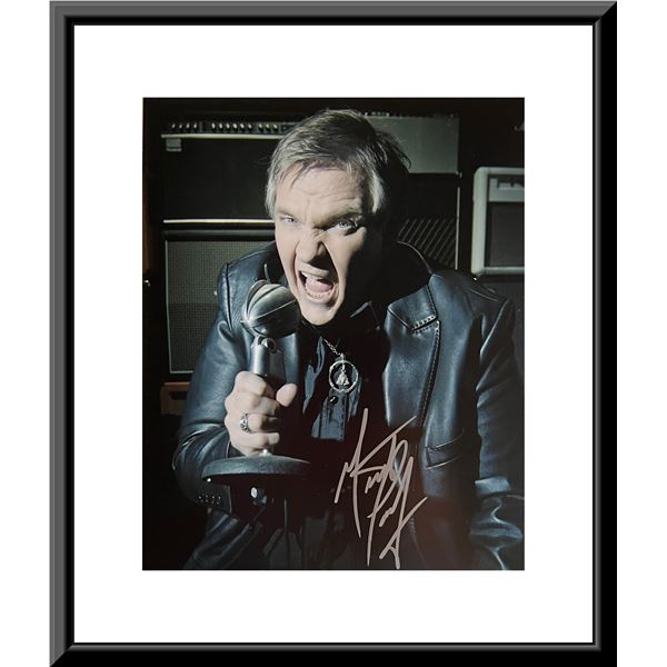 Musician Meatloaf signed photo. GFA Authenticated