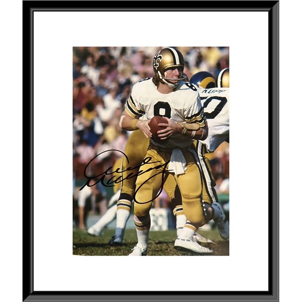 New Orleans Saints Quarterback Archie Manning signed photo. GFA Authenticated