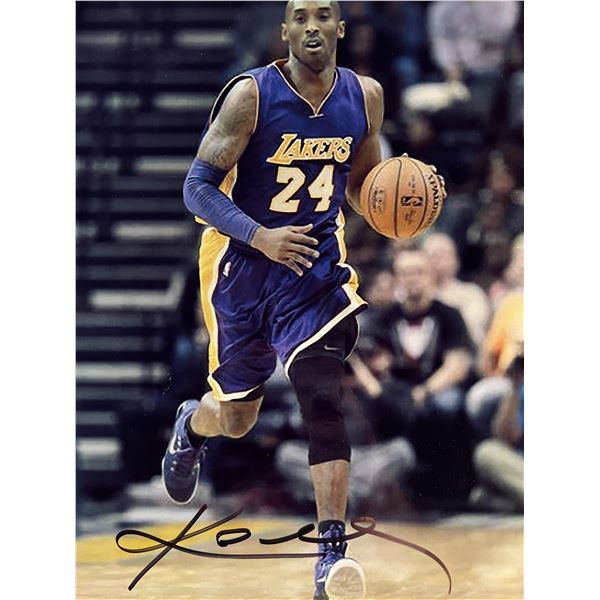 LA Lakers Kobe Bryant signed photo