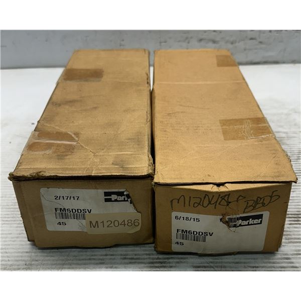 (2) Parker #FM6DDSV Valves