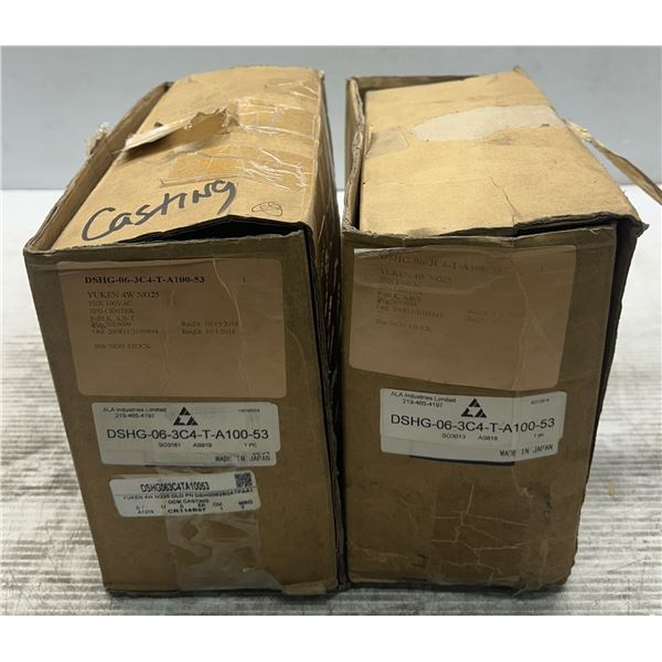 (2) Yuken #DSHG-06-3C4-T-A100-53 Directional Valves