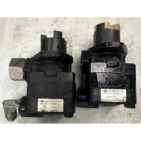 (2) CRS #CRSV20-1S13S-62C11 Vane Pumps