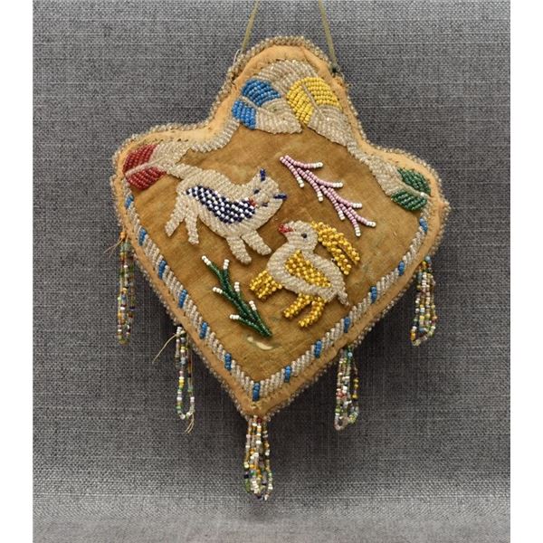 IROQUOIS BEADED PILLOW