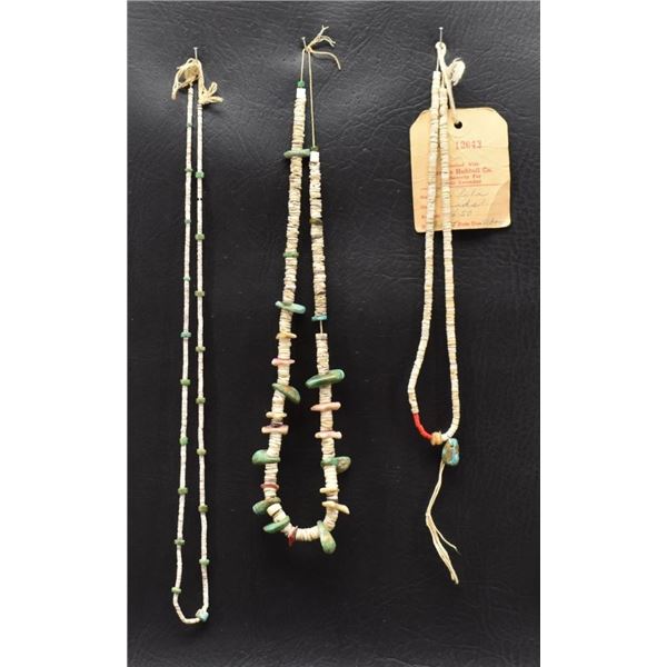 THREE NAVAJO NECKLACES